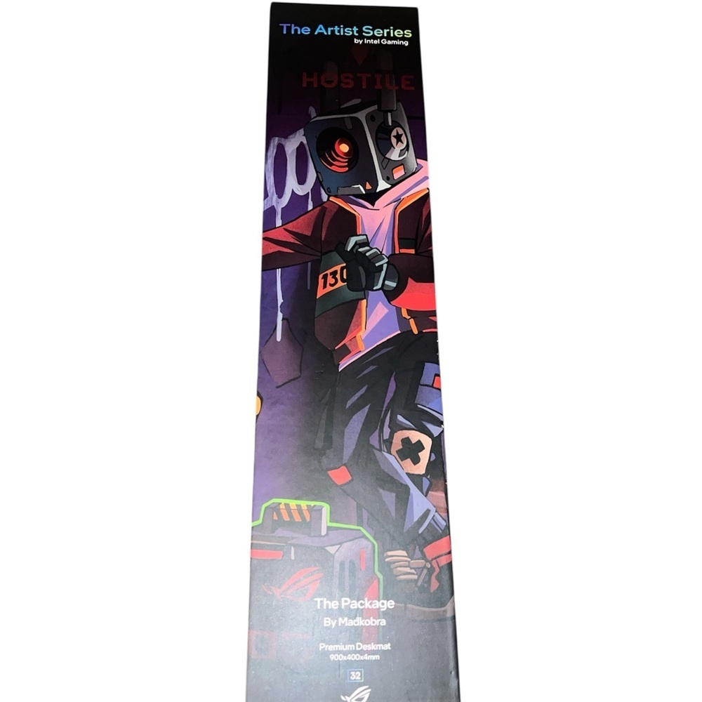 Intel Gaming Mouse Pad - Multicolor Street Art Design - Picture 5 of 8
